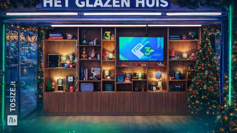 De wandkast uit het 3FM Glazen Huis van Serious Request: dit moet je weten